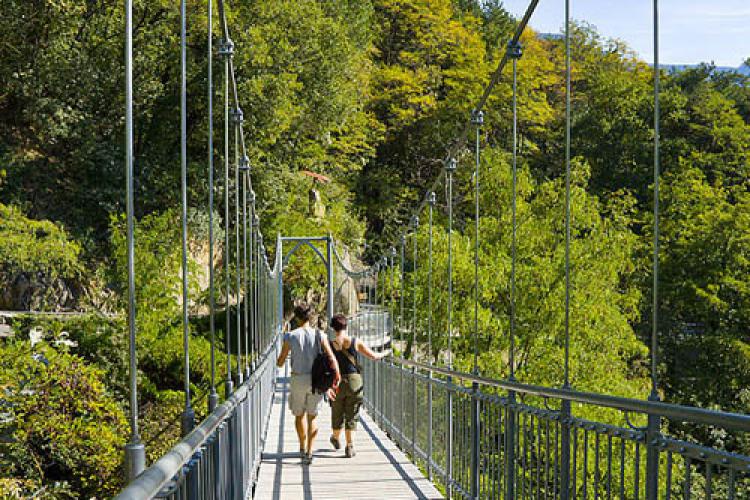 Ponte sospeso - Roggia di Lagundo