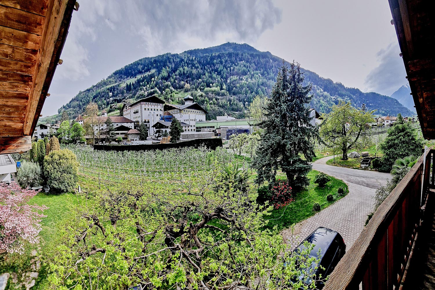 Vista dal balcone