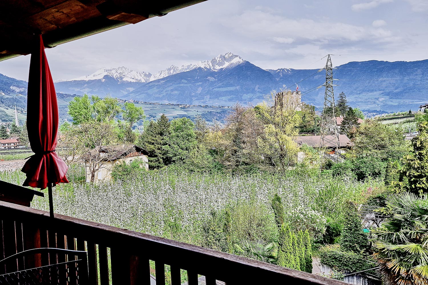 Vista dal balcone